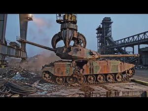 Industrial Magnet Arm in Action – Satisfying Metal Drops (Unedited)