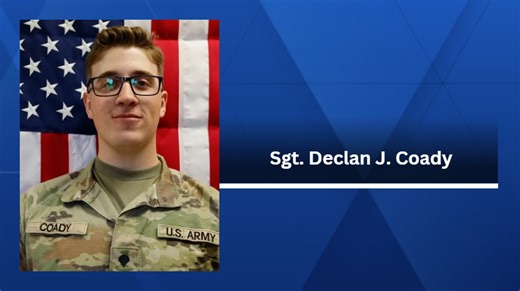 Celebration of life service held for slain Iowa soldier Sgt. Declan Coady