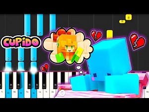 💔 CUPIDO ♪ - Awita, @deep-xdd y @MeLlamoNoobi (Cover CUPID) - PIANO TUTORIAL
