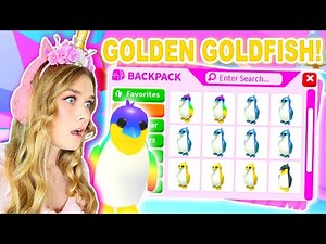 I THREW GOLDEN GOLDFISH And THIS HAPPENED In Adopt Me! (Roblox)