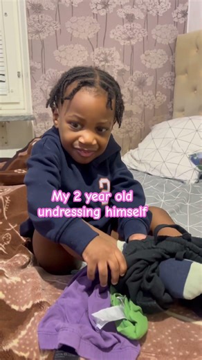 How my 2 year old undresses himself #shorts#relatable