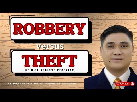 ROBBERY versus THEFT