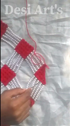 💞🤩Toran Design. bay woolen & Moti #diy #handmade #toran