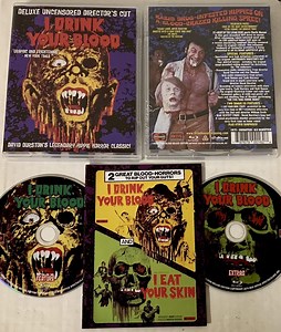 I DRINK YOUR BLOOD (1971) 2 disc Blu-ray Set