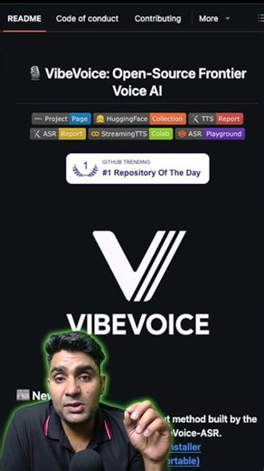 Microsoft Vibe Voice just dropped, and it might be the ultimate ElevenLabs killer. 🤯