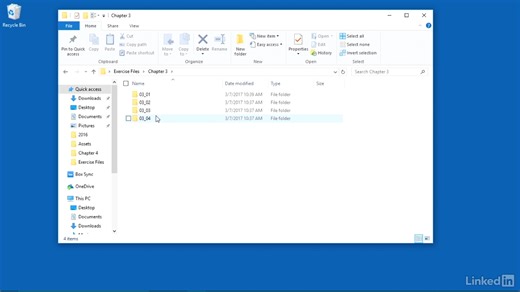 02. How to use the exercise files