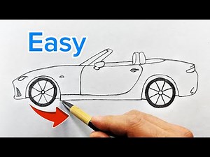 How to Draw a Car | Easy Step-by-Step Car Drawing Tutorial