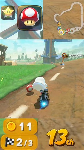 A Typical Moo Moo Meadows Race... Mario Kart World Bagging & Shock Dodge & Snipe | Short Cat