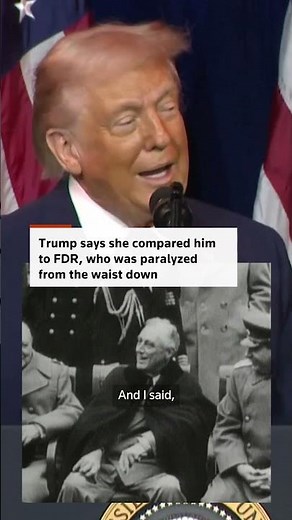 Trump says wife Melania hates his dancing, compared him to paralyzed FDR