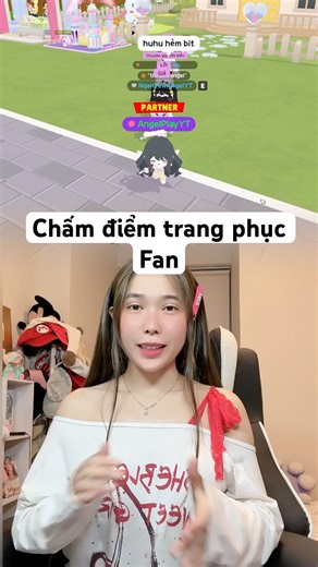Angel chấm điểm trang phục Fan 😍 #angelplay #playtogether