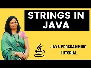 Strings in Java(2021)|String Handling in Java With Animation