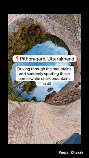 Driving Through Unreal White Chalk Mountains in Pithoragarh, Uttarakhand ⛰️