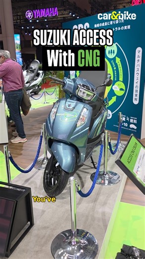 746K views · 9.5K reactions | In the Japan Mobility show Suzuki has shown a version of the Access which runs on CNG and CBG. With a 2 litre petrol tank and 6 litre CNG tank, this one can for 170 kms in one go. Do we need CNG scooters in India? #Suzuki #Access #cng #scooter #biomethane #carandbike | carandbike | Facebook