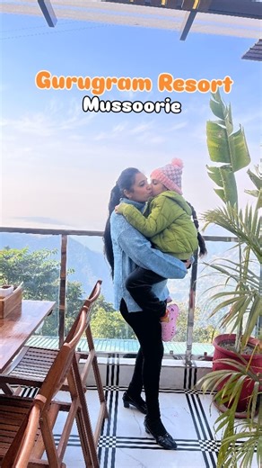 Jassimran Kaur on Instagram: "Slow mornings, comfy rooms, balcony views and family time 💛 Mussoorie stays that make you want to pause, breathe and just be ✨ @gurugramresortmussoorie #FamilyTrip #MussoorieDiaries #MountainStay #BalconyViews"