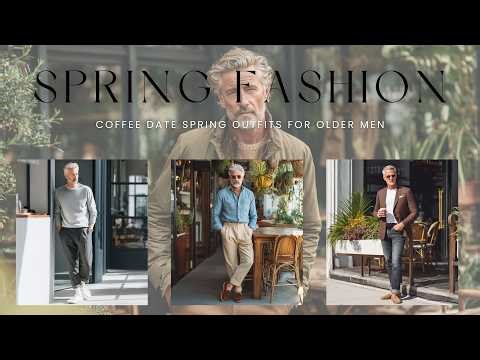 Coffee Date Spring Outfits for Older Men (20 Easy Ideas)- men's fashion