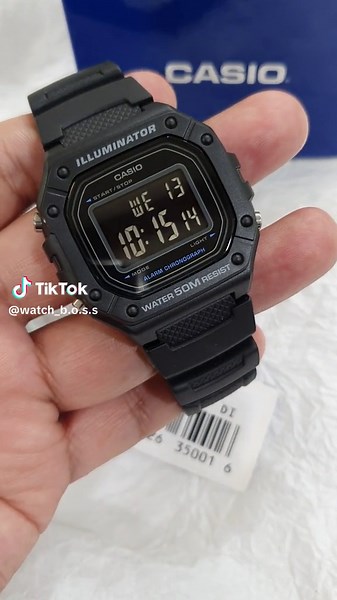 CASIO W-218H-1B: Perfect Pink Watch for Her