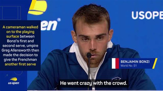 'He went crazy' - Bonzi and Medvedev disagree after chaotic US Open match