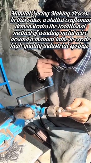 Manual Spring Making Process