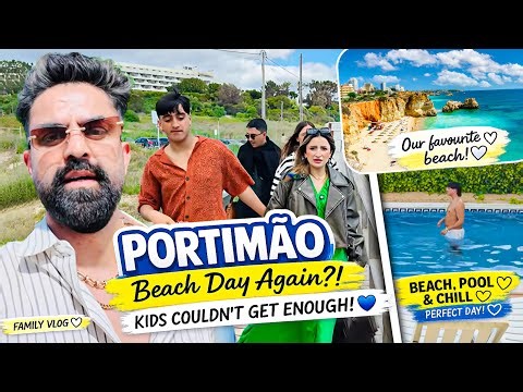 Mamu Jani is Hangry 😅😅 breakfast in Portimao 🇵🇹 we went to the same beach again |