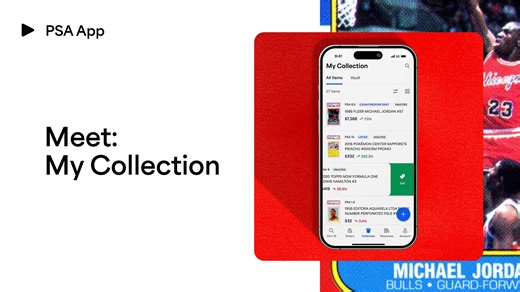 2.5K views · 12 reactions | 홈홮 혾홤홡홡홚환황홞홤홣  With a dynamic collection management dashboard, we've made tracking and showcasing your PSA-graded favorites smoother than ever. The latest PSA app update – featuring the new Mobile Submission Center currently in beta - is available for iOS and Android. | Professional Sports Authenticator - PSA | Facebook