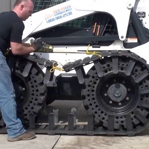 378K views · 1K reactions | How to install skid steer tracks! via Skid Steer Solutions | Genius Club | Facebook