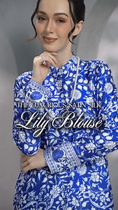 186K views · 1K reactions | LILY BLOUSE: Crafted from luxurious satin silk. . A refined special edition from our CARMELITA LEBARAN 2025 Collection. . Launching on March 7th, 2025 – stay tuned for exclusive updates.” | Carmelita | Facebook