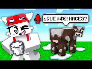 Minecraft But THE MOBS HAVE MY VOICE