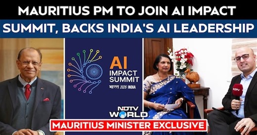 Mauritius Backs India’s AI Leadership, As PM Ramgoolam Joins New Delhi AI Impact Summit