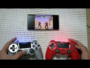 How to connect 2 PS4 controllers to a mobile phone for two-player gaming / Android Tutorial