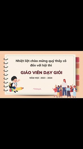 Bài Thuyết Trình Giáo Viên Dạy Giỏi - Mẫu Slide PowerPoint Cực Chất