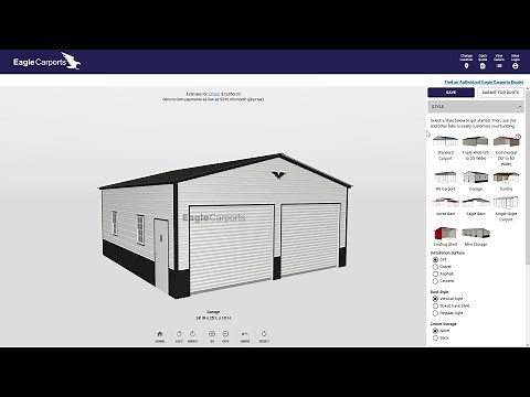 Eagle Carports: How to use our 3D Builder