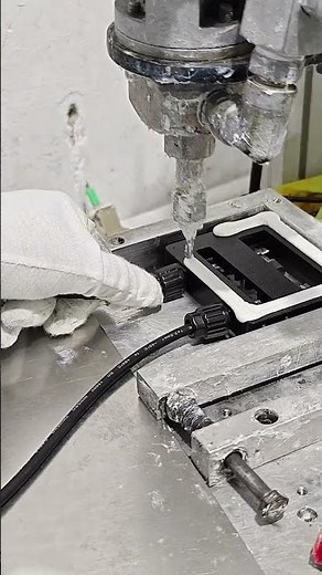 PV Module Production Line | Automatic Solar Panel Junction Box Gluing Process ⚡