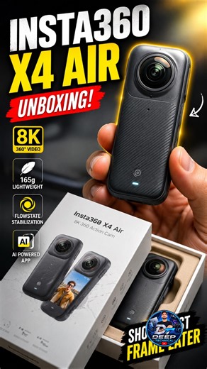 Insta360 X4 Air Review: 8K 360 Cam with Invisible Selfie Stick