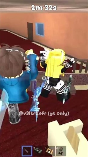mm2 murd round - washing machine heart! #roblox #mm2