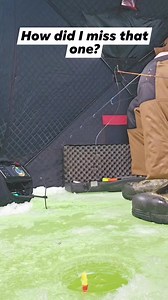 Bobber shot down! #icefishing #hardwater #fishinglife #crappiefishing #angler #fishingaddict #SwingAndAMiss #winteriscoming | TUT Outdoors