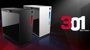 In Win 301: Kleiner Micro-ATX-Ableger im Glas- und Wabendesign