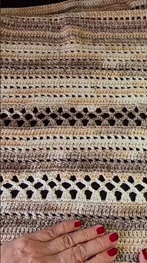 Crochet blanket 3 stitch pattern Any way you want it.