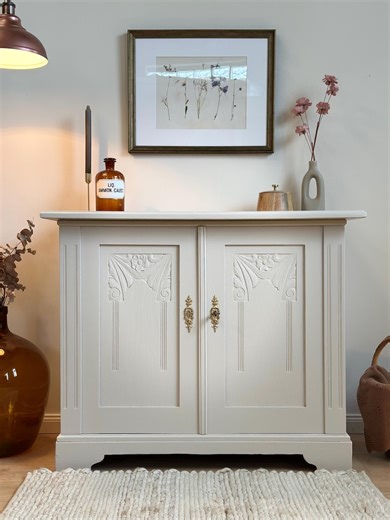 SOLD! Art Nouveau Chest of Drawers, Restored Antique Oak Vintage Furniture, Unique Piece Circa 1900 - Etsy
