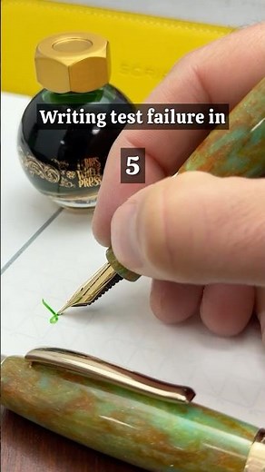 Does this $800 Scribo fountain pen pass the writing test?