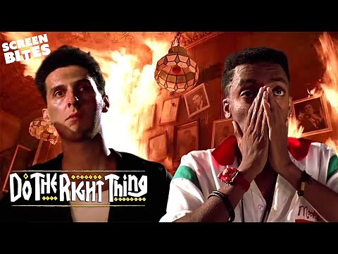 Destroying Sal's Pizzeria | Do The Right Thing (1989) | Screen Bites