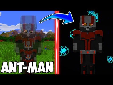 Minecraft Ant-Man mod! I went to QUANTUM REALM in MINECRAFT!