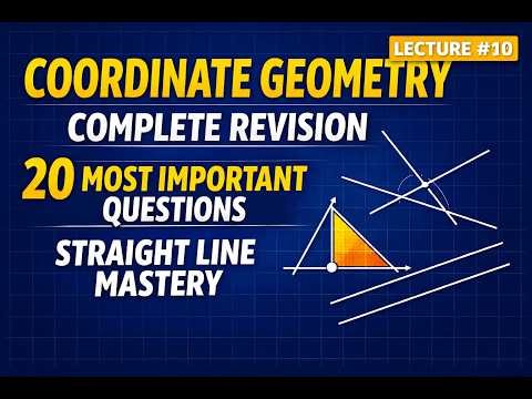 Coordinate Geometry Complete Revision | Most Important Questions for NET NUST | Academic Maths Room
