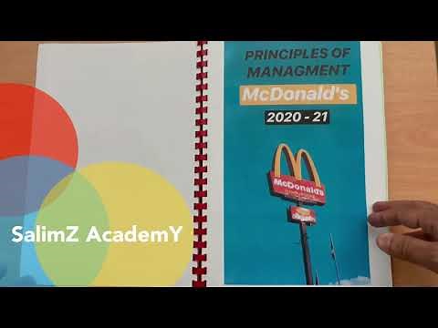 Business Studies Project || Henry Fayol’s Principles of management with reference to Mc Donald’s