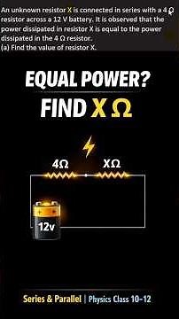 Electricity Class 10 | Electric Power | Find Resistance | Series & Parallel Circuit