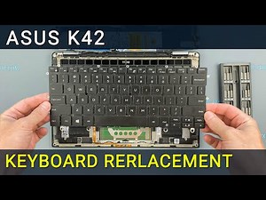 Asus K42, K42D, K42J, K42F, K42J, K42N Keyboard Replacement | Easy DIY Repair