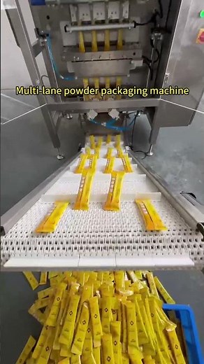 Multi-row powder packaging machine#packaging machine #machinerychannel