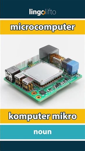 🇬🇧🇮🇩 microcomputer - komputer mikro : learn English : ayo belajar bahasa Inggris