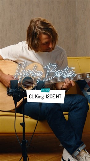 🤩 Available now – the Custom Line King-12 CE NT. Our new 12-string jumbo comes with a solid spruce top, maple body and neck,and a warm, rich sound with lots of depth.. Link in Bio ☝️😎 @schlerethbenedikt #harleybenton #yourstyleyourgear #12string #acousticguitars | Harley Benton
