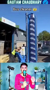 Amazing bus cleaning machine . . . . . . . . . . . . . . . #facts #tech #education #emotional #reels #instagram #explorer #trendingreels #trendingnow #facebookreelschallenge👍 | Gautam chaudhary