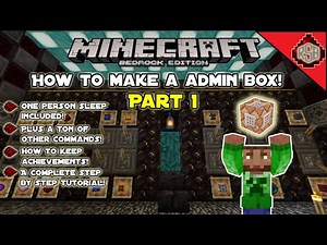 How to make an admin box! Control your world, realm or server in survival! (Part 1/3)
